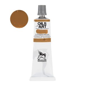 Oil Paint - Renesans Oils for Art - 60ml - Transparent Gold Ochre - 14