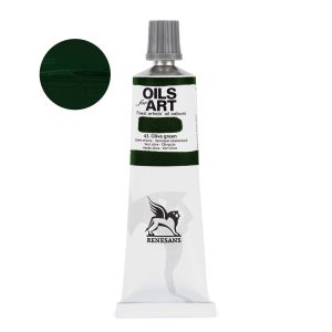 Olajfesték - Renesans Oils for Art - 60ml - Olive Green - 43