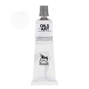 Olajfesték - Renesans Oils for Art - 60ml - Highlighting Titanium White - 51