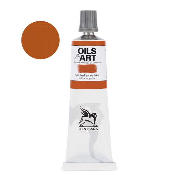 Olajfesték - Renesans Oils for Art - 60ml - Indian Yellow - 59