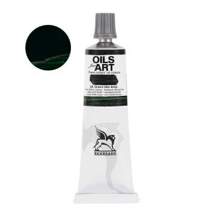 Oil Paint - Renesans Oils for Art - 60ml - Green Lake Deep - 69