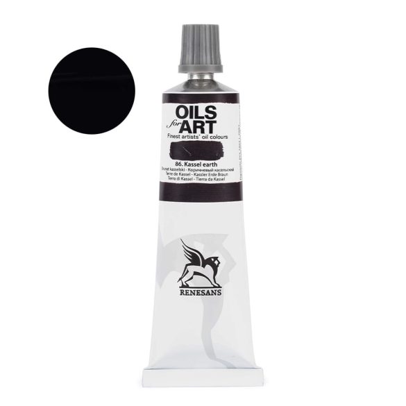 Olajfesték - Renesans Oils for Art - 60ml - Kassel Earth - 86