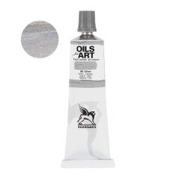 Oil Paint - Renesans Oils for Art - 60ml - Silver - 89