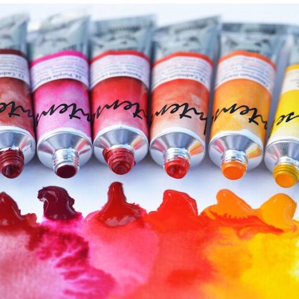 Akvarellfesték, tubusos - Renesans Intenso Watercolour Tube, 15ml - Raw Sienna