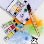 Akvarellfesték, tubusos - Renesans Intenso Watercolour Tube, 15ml - Raw Sienna