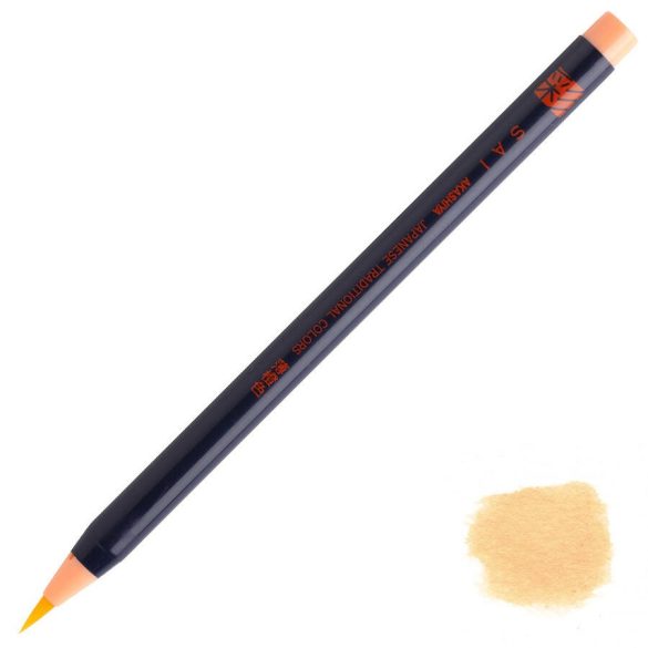 Akvarell ecsetvégű tustoll - Akashiya SAI Watercolor Brush Pen - Japanese Traditional - Pale Orange