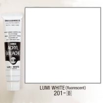 Metalic Acryl Gouache 20ml - Lumi White