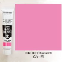   Akrilfesték Luminescent - Turner Acryl Gouache Világító Színek 20ml - Lumi Rose