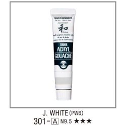   Japanesque Acryl Gouache 20ml - Traditional japan colours - White