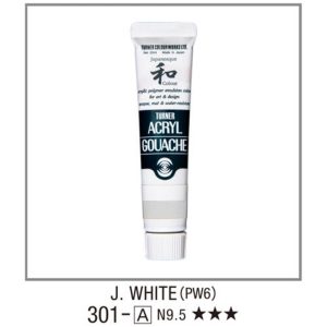 Japanesque Acryl Gouache 20ml - Traditional japan colours - White