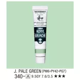 Japanesque Akrilfesték - Turner Acryl Gouache 20ml - Eredeti japán színek -  Pale Green