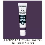 Japanesque Akrilfesték - Turner Acryl Gouache 20ml - Eredeti japán színek -  Deep Purple