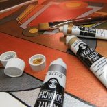 Akrilfesték Metál színek - Turner Acryl Gouache Nemesfém Színek 20ml - Bronze