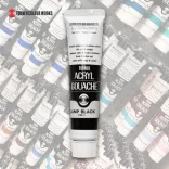 Akrilfesték - Turner Acryl Gouache 20ml - Lamp Black