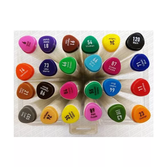 Twin Type Alcohol-Based Ink Double Tip Art Marker Set - 36pcs