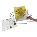 Kifestő készlet vászonra, akrilfestékkel, ecsettel, felnőtteknek - 23x31 cm - Mona Lisa