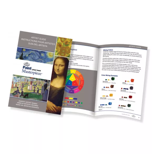 Kifestő készlet vászonra, akrilfestékkel, ecsettel, felnőtteknek - 23x31 cm - Georges Seurat: Vasárnap délután