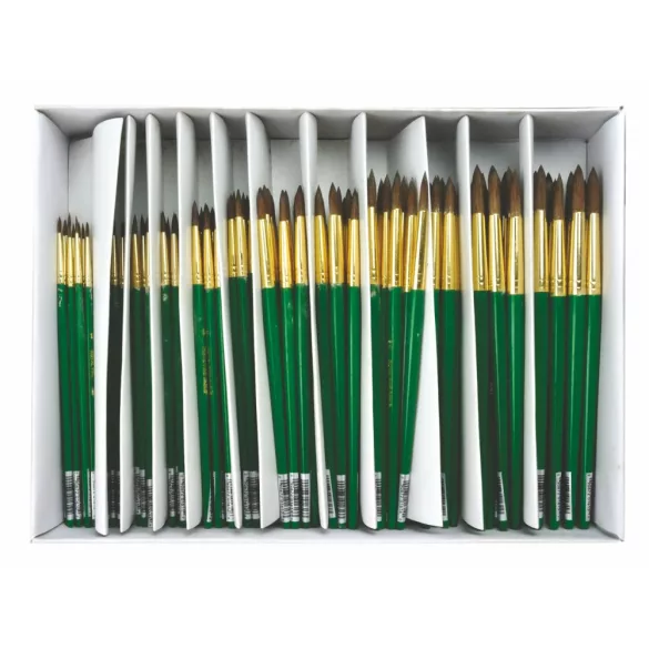 Iskolai ecset, kerek, természetes szőrű - Royal, 5-ös méret