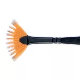 Brush - Mini Majestic Fan Wisp Brush-Size 10/0