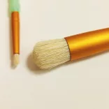 Royal & Langnickel Soft-Grip White Bristle Dome Stencil Paintbrush, Natural Hair (1/8)