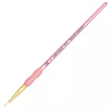 Royal & Langnickel Soft-GripCrafter's Choice White Bristle Round Paintbrush, Natural Hair - 8