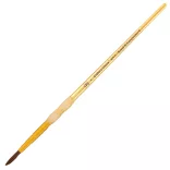 Royal & Langnickel Soft-Grip Crafter's Choice Round Dark Camel Paintbrush, Natural Hair - 6