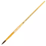 Royal & Langnickel Soft-Grip Crafter's Choice Round Dark Camel Paintbrush, Natural Hair - 8