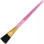 Royal & Langnickel Soft-Grip Black Bristle Flat Paintbrush, Natural Hair - 1