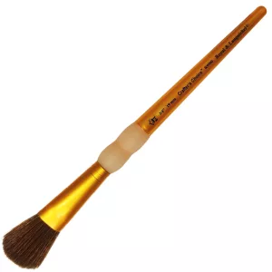 Royal & Langnickel Soft-Grip Dark Camel Blending Mop Paintbrush, Natural Hair - 3/4