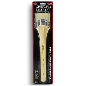 Royal & Langnickel Large Area Long Handle Brush Set - Bristle - 3pcs