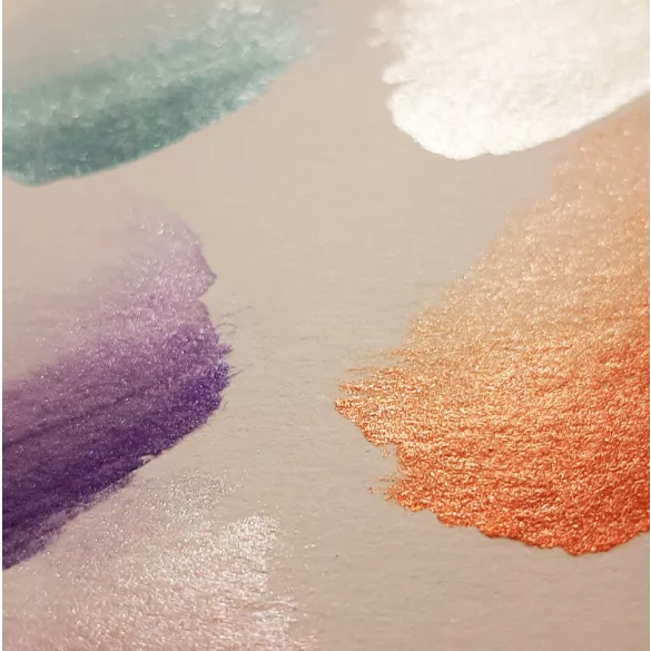 Akvarellfesték készlet METÁL - Mungyo Professional Water Color Brilliant Memories 12 pan sets