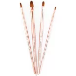 Royal & Langnickel Pro "106" Crafter's Choice Brush - Filbert - Set - 4pcs