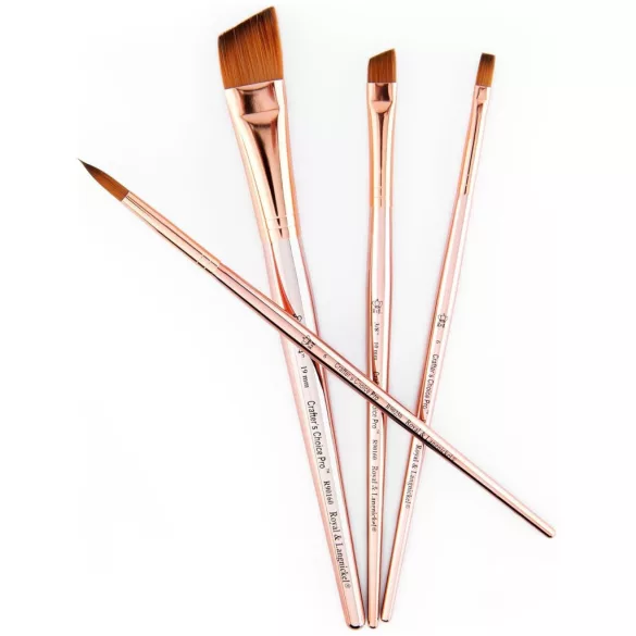 Royal & Langnickel Pro "105" Crafter's Choice Brush Selection Set - 4pcs