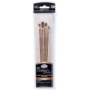 Royal & Langnickel Pro "106" Crafter's Choice Brush Selection Set - 4pcs