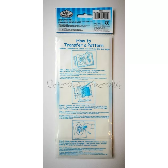 Másolás, grafitpapír - Royal & Langnickel Graphite paper 4pcs