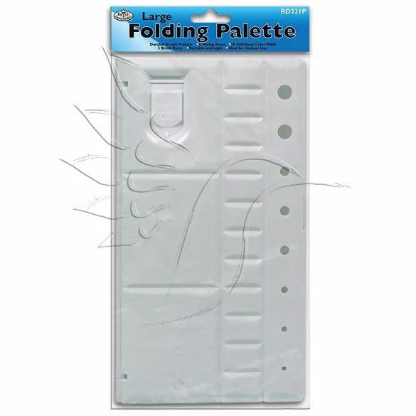 Paletta - Zárható - Royal & Langnickel Large Folding Palette 20 Well