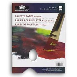   Royal & Langnickel Palette Paper Artist Tear-Off Palette 40 sheets, 90g, 22.9x30.5cm