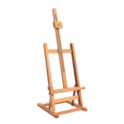   Festőállvány tölgyfából - Nagy asztali állvány, állítható dőlésszöggel