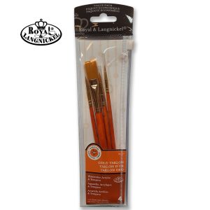 Brush Set - Royal and Langnickel Gold Taklon Syntetic