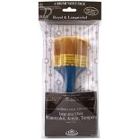 Ecsetkészlet, Oszlatóecset - Royal & Langnickel Large Area Flat Brush Set - Gold Taklon - 3pcs