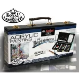 Acrylic Basic Paint Kit with Table Box Easel