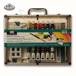   Festő- és rajzkészlet - Royal & Langnickel Essentials Mixed Media Art Set 63pcs