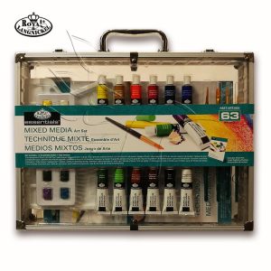 Festő- és rajzkészlet - Royal & Langnickel Essentials Mixed Media Art Set 63pcs