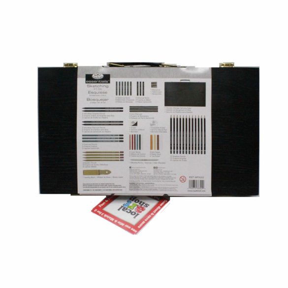 Fadobozos óriás rajzkészlet - Royal 52 részes