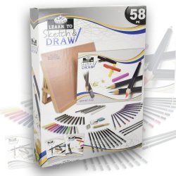 Royal & Langnickel Learn to Sketch & Draw Set 58pc