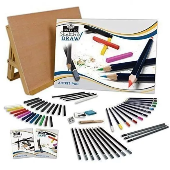 Royal & Langnickel Learn to Sketch & Draw Set 58pc