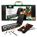 Acrylic Basic Paint Kit with Table Box Easel