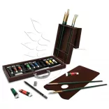 Acrylic Basic Paint Kit with Table Box Easel