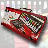 Acrylic Basic Paint Kit with Table Box Easel