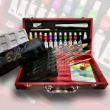 Acrylic Basic Paint Kit with Table Box Easel